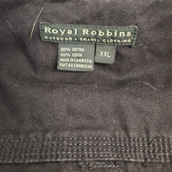 Royal Robbins Vest Mens XXL Black Travel Utility Multi Pocket Mesh Outdoor H576 - Picture 7 of 10